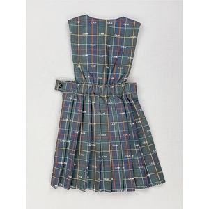 Uniforme escolar de alta calidad para niñas con cuello en V, vestido a cuadros, blusa <span class=keywords><strong>Peter</strong></span> Pan - Product Image 4