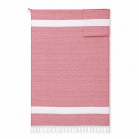 Best Selling Summer Travel Modern Soft Luxury Large Size Custom Logo Striped Sand Free Turkish Beach Towel Breathable Quick-Dry