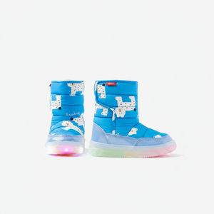 OZKIZ Korean Style Bear Boots for Kids 2-7 Years Winter Fashion Printed Synthetic Upper Wholesale - Product Image 2