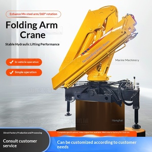 3 T 5 T Folding Arm <b>Crane</b> Multifunctional Hydraulic Folding Arm Ship's <b>Crane</b> Wireless Remote Control Car Folding Arm <b>Crane</b> - Product Image 1