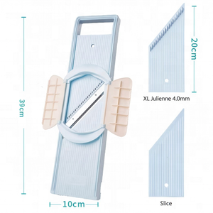 Trancheuse à légumes Julienne <span class=keywords><strong>XL</strong></span> Premium 4,0 mm avec protection brevetée, idéale pour une découpe rapide et sûre de diverses légumes - Product Image 1