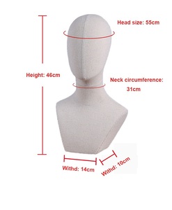 Wholesale Canvas Block <strong>Head</strong> Mannequin <strong>Head</strong> Wig Display <strong>Styling</strong> <strong>Head</strong> - Product Image 6
