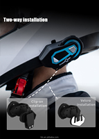 Casque Intercom Moto FreedConn T-MAX PRO de Haute Qualité, Excellent Niveau d'Étanchéité, Casque pour Casque de Moto