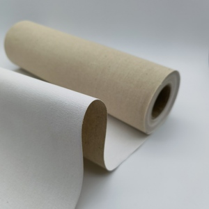 Rotolo di tela in lino teso bianco/nero stampabile con pigmenti, opaca, impermeabile, 260GSM, 180x200 cm - Product Image 3