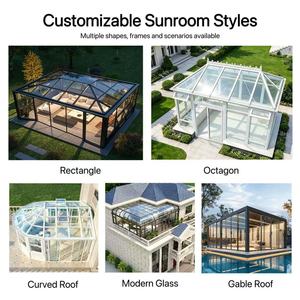 Solárium de aluminio y vidrio templado para jardín o balcón, independiente, para las 4 estaciones, con garantía de por vida. - Product Image 3