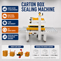 Machine de scellage automatique de boîtes en carton ondulé à prix d'usine à vendre