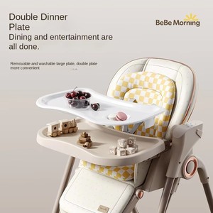 Elektrischer 2-in-1 Kidilo Babyhochstuhl mit Musikschaukel, Faltbar & Tragbar für Esszimmer, Park & Hotel - Product Image 5