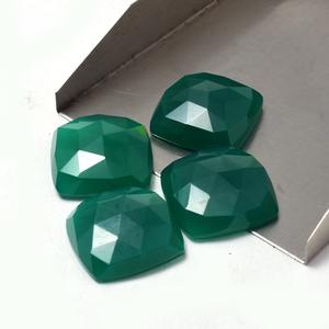 พลอยออนิกซ์สีเขียวธรรมชาติคุณภาพสูง ทรงโรสคัท แบนด้านหลัง ขนาด 3 มม.-30 มม. เปลี่ยนสีได้ ราคาขายส่งสำหรับทำเครื่องประดับ - Product Image 6