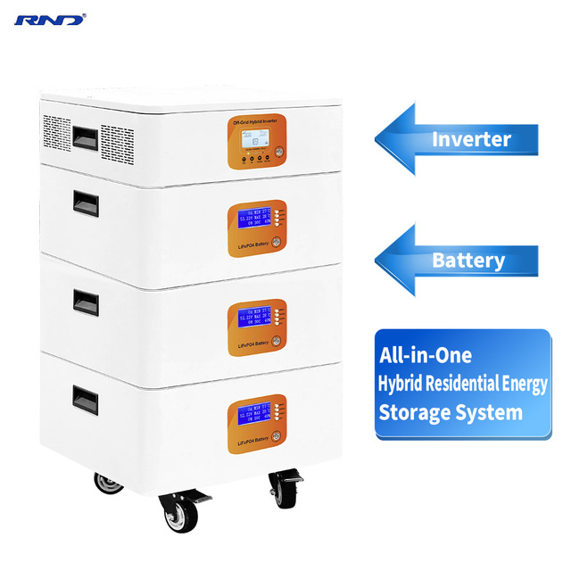 Modular All in One Home Energy Storage Battery System with 3.6kW 12kW Inverter and Smart BMS