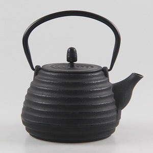 Nhật Bản Phong Cách Hiện Đại Đúc Sắt Ấm Đun Nước Thân Thiện Với Môi Hộ Gia Đình Đơn Giản Đồng Bằng Ấm Trà Bán Buôn Trà Cà Phê Bộ Trà - Product Image 6