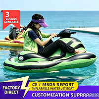 Jet ski gonflable électrique motorisé pour adultes, équipement de jeu aquatique pour piscine
