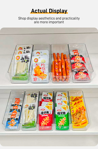 Contenedor Transparente de PET de Grado Alimenticio para Exhibición de Snacks en Estantes de <span class=keywords><strong>Supermercado</strong></span> y Uso Doméstico - Product Image 2