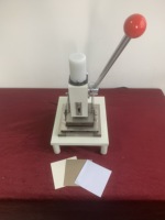 RH-D100A Square Grammage Sample Cutter for Accurate Paper Basis Weight Testing with Durable Blade ISO 536 Standard 1% Accuracy