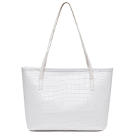 Sac fourre-tout de luxe en cuir PVC/PU pour femme, sac à main décontracté pour le week-end, idéal pour le quotidien, les mariages, la plage, les vacances, les voyages, sac de shopping portable