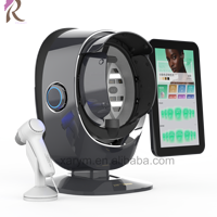 Appareil portable de diagnostic cutané pour soins du visage et beauté, avec lampe de Wood et loupe faciale