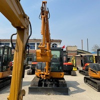 Mini-excavatrice sur chenilles d'occasion CX58C de 5,8 tonnes avec moteur diesel fiable, équipement de construction compact à vendre