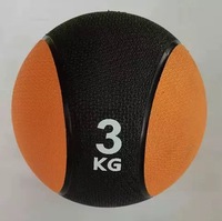 Ensembles de balles médicales pour la remise en forme et l'entraînement musculaire, 1 kg, 2 à 20 livres, balles médicales en caoutchouc écologiques, vente en gros