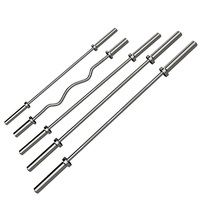 Barres de musculation pour compétition de musculation en gros, barres droites fixes, barres de curl, ensemble de barres de musculation