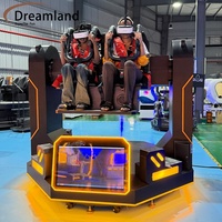 Dreamland, Simulador de Realidad Virtual 9D con Rotación de 360 Grados para 2 Jugadores, Máquina de Juego de Montaña Rusa de Realidad Virtual Exclusiva para Centros Comerciales y Parques VR