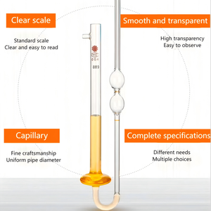 Capillaire en verre avec viscosimètre constant pour laboratoire chimique Pin's/Unhes/Viscosimètre à contre-courant - Product Image 6