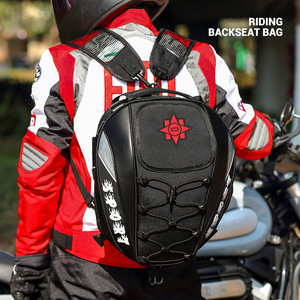 Mochila para Casco de Motocicleta, Personalizada, de Gran Capacidad, para Asiento Trasero, con Cremallera, Impermeable, para Viajes en Moto - Product Image 2
