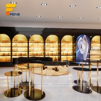 Étagère en verre pour cosmétiques, présentoir de parfums, kiosque, design de magasin de bijoux, étagère de présentation pour boutique de détail