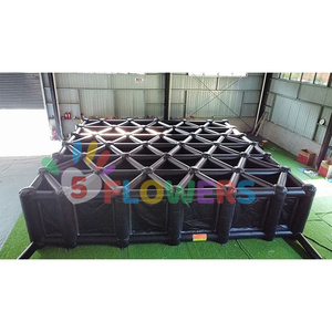 Maison gonflable de labyrinthe hantée gonflable noire de labyrinthe gonflable populaire d'Halloween pour des locations de partie - Product Image 1