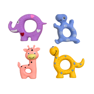 कारखाने प्रत्यक्ष बिक्री, थोक चार पशु शैली कुत्ते चाय और च्यू खिलौने, उच्च गुणवत्ता वाले tpr बोरियत-राहत कुत्ते खिलौने - Product Image 2