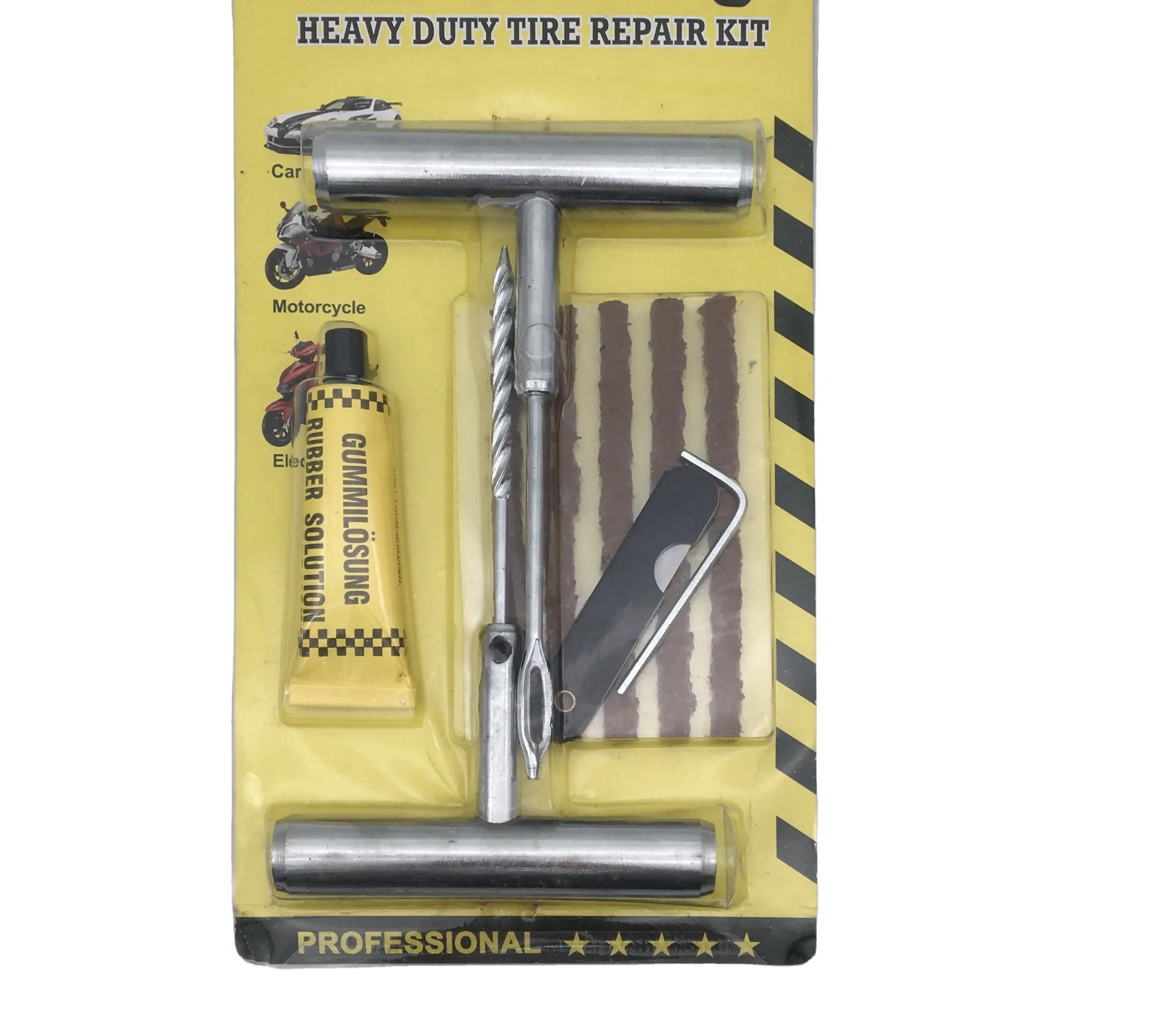 Heavy duty pneumatico kit di riparazione strumenti di riparazione pneumatici kit di riparazione