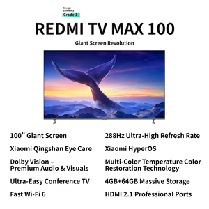 Televisor de <span class=keywords><strong>100</strong></span> <span class=keywords><strong>pulgadas</strong></span> | |   Enchufe Chino, 220V~, <span class=keywords><strong>100</strong></span>% Original Genuino MIJIA & REDMI Smart <span class=keywords><strong>TV</strong></span> Serie <span class=keywords><strong>100</strong></span>" y 98" - Product Image 5