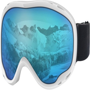 Lunettes MX chauffantes anti-buée, conception à double lentille chauffante, UV400, résistantes aux rayures, vue large pour moto et motoneige - Product Image 1
