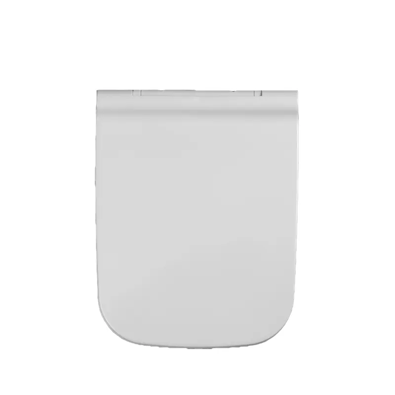 Unique square design thickens super load bearing force easy cleaning slow lowering toilet seat cover