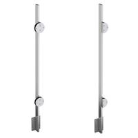Balancier de rambarde en acier inoxydable 304, pour escalier de balcon en verre, tube de balustrade en acier inoxydable, socle latéral