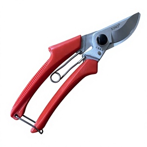 Sécateur de jardin industriel SONO J304, durable, OEM, à lames croisées, en acier au carbone, avec poignée en plastique ABS et revêtement PTFE - Product Image 1