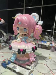 Escultura de Resina de Fibra de Vidrio con Diseño de Dibujos Animados, Tamaño Grande, Generación 4, Keeno, para Decoración, Novedad 2026 - Product Image 4