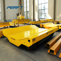 Chariot de transfert sur rail personnalisé de 20 tonnes en provenance de Chine avec structure de plateforme et conception à quatre roues