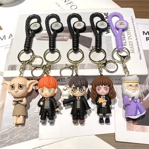 Porte-clés en PVC <span class=keywords><strong>3D</strong></span> mignon personnalisé, porte-clés en caoutchouc d'anime kawaii, porte-clés de dessin animé, accessoires de film, pendentif pour sac de voiture, porte-clés - Product Image 1