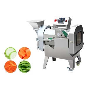 Machine industrielle automatique de découpe de frites, de légumes, de racines et d'ananas, pour hacher, trancher et couper en dés - Product Image 1