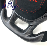 Accessoires d'intérieur Volant de voiture en fibre de carbone mat personnalisé pour Dodge RAM 1500 2500 3500 TRX Racing Style Design