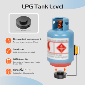 Moray ME204W Neuankömmling Tuya Smart life APP WiFi Wireless Hochgenauer berührungs loser Ultraschall-Füllstand <span class=keywords><strong>sensor</strong></span> <span class=keywords><strong>LPG</strong></span>-<span class=keywords><strong>Tank</strong></span> - Product Image 2
