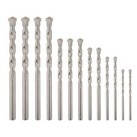 Jeu de forets à maçonnerie multi-usages, forets à tige droite avec pointe en carbure de tungstène pour béton, brique, carrelage, pierre
