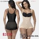 Women's Firm Control Tummy Shapewear Corset Seamless Body Shaper in Black and Nude, <b>Spandex</b> Nylon Jersey <b>Fabric</b>, Hook-and-Eye Cl - Product Image 1