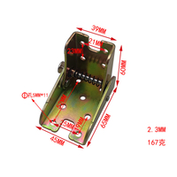 Accessoires de Connexion pour Meubles, Supports à Verrouillage Automatique à 90 Degrés, Extension de Verrouillage, Support pour Pieds de Table de Cuisine, Charnière Pliante en Fer
