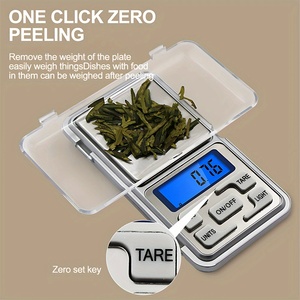 Balance de poche numérique de haute précision 500g/0.01g, balance à bijoux précise avec écran LCD, compacte et portable pour un transport facile - Product Image 3