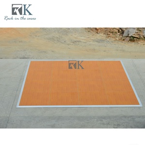 Scène de spectacle à installation facile pour événements, avec plancher de danse imitation bois - En promotion - Product Image 2