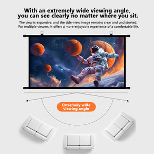 Pantalla de proyección Topleo anti luz, portátil, plegable, de tiro corto, para exteriores. - Product Image 5