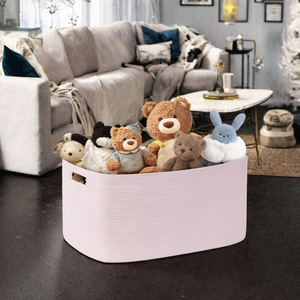 Customized Exquisite Natural Eco-Friendly Handmade Picnic <b>Wicker</b> <b>Basket</b> Dustproof Cover <b>Storage</b> Solution Living Room Use - Product Image 3