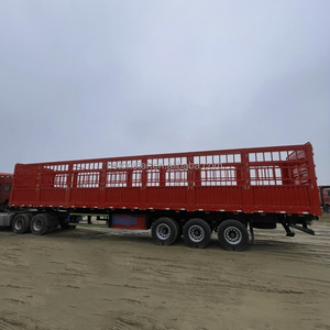 <span class=keywords><strong>Nouvelle</strong></span> semi-remorque à ridelles Hstar 3 ou 4 essieux, 30, 50 ou 60 tonnes, pour transport de marchandises et de bétail - Product Image 5