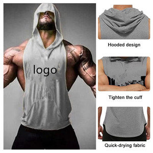 Débardeur de sport personnalisé en polyester OEM pour hommes, vente en gros, prix abordable, avec logo sur mesure - Product Image 2
