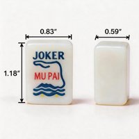 Летний мини-набор для американского маджонга из искусственного слоновой кости, бюджетный, премиум-класса, акриловый, складной, на 4 игрока, устойчивый к царапинам